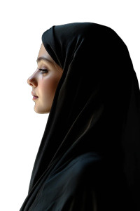 Mystical Veiled Woman Vinyl Car Decal Sticker – Waterproof & UV-Resistant 8" Mystical Veiled Woman Vinyl Car Decal Sticker – Waterproof & UV-Resistant 8"