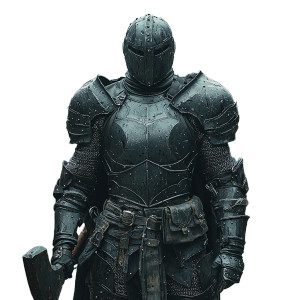 Black Knight V30 Vinyl Car Decal Sticker – Waterproof & UV-Resistant 8"