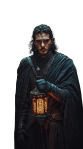 Jon Snow Lantern Vinyl Car Decal Sticker – Waterproof & UV-Resistant 8"