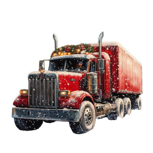 Christmas Truck V4 Vinyl Car Decal Sticker – Waterproof & UV-Resistant 8" Christmas Truck V4 Vinyl Car Decal Sticker – Waterproof & UV-Resistant 8"