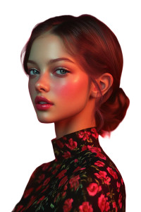 Future Vogue Portrait Vinyl Car Decal Sticker – Waterproof & UV-Resistant 8"