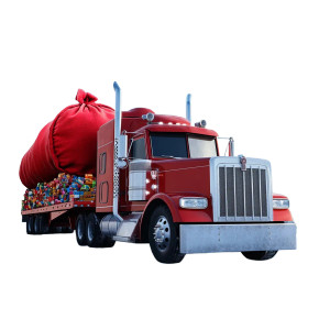 Santa'S Semi Truck Vinyl Car Decal Sticker – Waterproof & UV-Resistant 8" Santa'S Semi Truck Vinyl Car Decal Sticker – Waterproof & UV-Resistant 8"