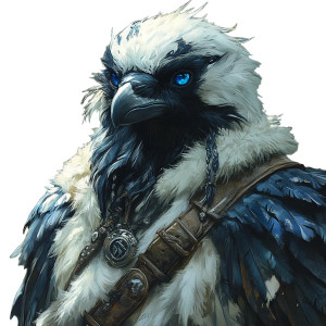 Aarakocra Druid V3 Vinyl Car Decal Sticker – Waterproof & UV-Resistant 8"