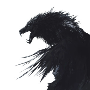 Raven Dnd Art Vinyl Car Decal Sticker – Waterproof & UV-Resistant 8"