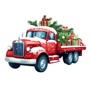 Christmas Truck V3 Vinyl Car Decal Sticker – Waterproof & UV-Resistant 8" Christmas Truck V3 Vinyl Car Decal Sticker – Waterproof & UV-Resistant 8"