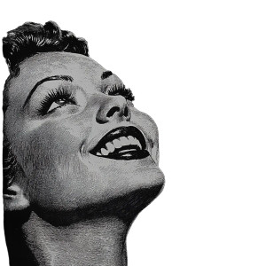 Smiling Woman Closeup Vinyl Car Decal Sticker – Waterproof & UV-Resistant 8"