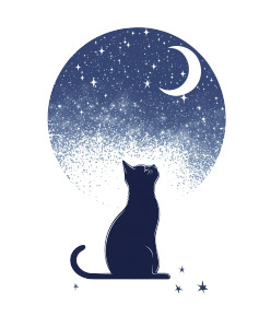 Celestial Zodiac Cat Vinyl Car Decal Sticker – Waterproof & UV-Resistant 8" Celestial Zodiac Cat Vinyl Car Decal Sticker – Waterproof & UV-Resistant 8"