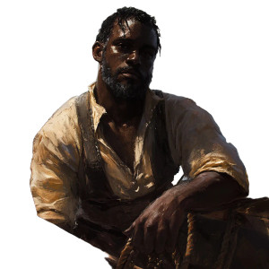 Caribbean Sailor Vinyl Car Decal Sticker – Waterproof & UV-Resistant 8"