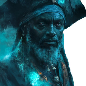 Spectral Sailor Vinyl Car Decal Sticker – Waterproof & UV-Resistant 8"