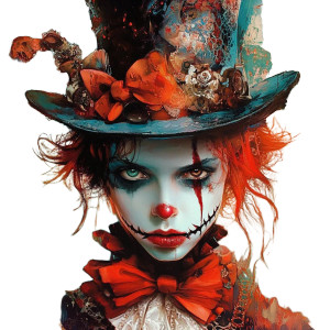 Crazy Hatter Vinyl Car Decal Sticker – Waterproof & UV-Resistant 8"