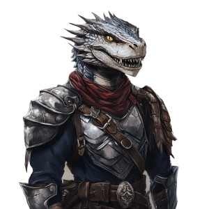 Silver Dragonborn Warrior V3 Vinyl Car Decal Sticker – Waterproof & UV-Resistant 8"