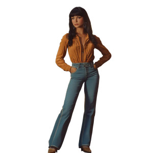 1970S Megan Olivi Vinyl Car Decal Sticker – Waterproof & UV-Resistant 8"