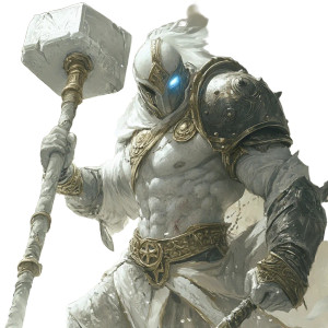 Spiritual Warrior Hammer Vinyl Car Decal Sticker – Waterproof & UV-Resistant 8"