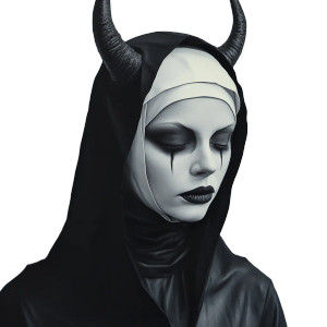 Devil Nun Vinyl Car Decal Sticker – Waterproof & UV-Resistant 8"