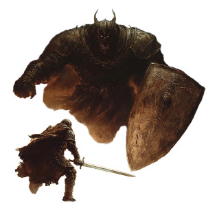 Fearful Warrior Confrontation Vinyl Car Decal Sticker – Waterproof & UV-Resistant 8"