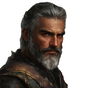 Grizzled Warrior V2 Vinyl Car Decal Sticker – Waterproof & UV-Resistant 8"