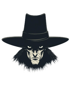 Evil Face Silhouette Vinyl Car Decal Sticker – Waterproof & UV-Resistant 8"