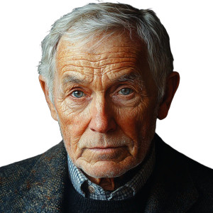Elderly Portrait Vinyl Car Decal Sticker – Waterproof & UV-Resistant 8" Elderly Portrait Vinyl Car Decal Sticker – Waterproof & UV-Resistant 8"