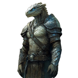 Silver Dragonborn Barbarian Vinyl Car Decal Sticker – Waterproof & UV-Resistant 8"