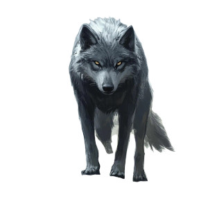 Wolfkin Ambition Vinyl Car Decal Sticker – Waterproof & UV-Resistant 8"