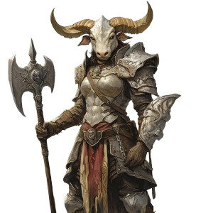Minotaur Paladin V6 Vinyl Car Decal Sticker – Waterproof & UV-Resistant 8"