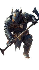 Armored Battle Rhino V2 Vinyl Car Decal Sticker – Waterproof & UV-Resistant 8"