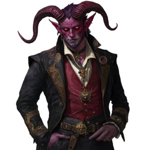 Adventurous Tiefling Cobbler Vinyl Car Decal Sticker – Waterproof & UV-Resistant 8"