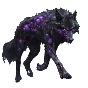 Undead Wolf V2 Vinyl Car Decal Sticker – Waterproof & UV-Resistant 8"