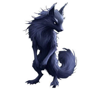 Squirrel-Wolf Hybrid Vinyl Car Decal Sticker – Waterproof & UV-Resistant 8"