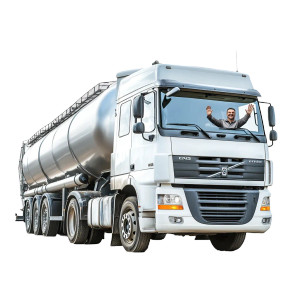 Fuel Tanker Truck Vinyl Car Decal Sticker – Waterproof & UV-Resistant 8"