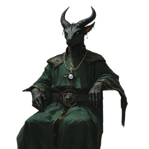 Pious Dragonborn Priest Vinyl Car Decal Sticker – Waterproof & UV-Resistant 8"