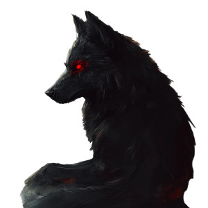 Shadow Wolf V9 Vinyl Car Decal Sticker – Waterproof & UV-Resistant 8"