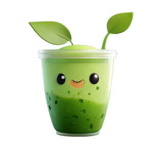 Green Tea Mascot Vinyl Car Decal Sticker – Waterproof & UV-Resistant 8" Green Tea Mascot Vinyl Car Decal Sticker – Waterproof & UV-Resistant 8"