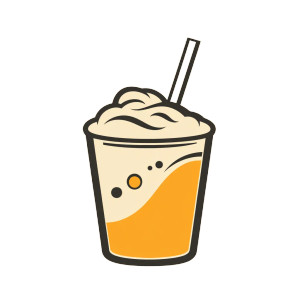 Milk Tea Logo V3 Vinyl Car Decal Sticker – Waterproof & UV-Resistant 8"