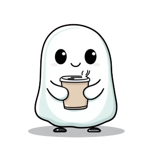 Cartoon Ghost Coffee Vinyl Car Decal Sticker – Waterproof & UV-Resistant 8" Cartoon Ghost Coffee Vinyl Car Decal Sticker – Waterproof & UV-Resistant 8"