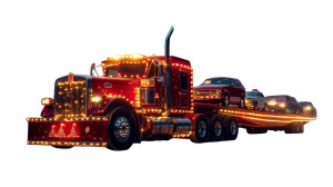 Christmas Semi Truck V4 Vinyl Car Decal Sticker – Waterproof & UV-Resistant 8" Christmas Semi Truck V4 Vinyl Car Decal Sticker – Waterproof & UV-Resistant 8"