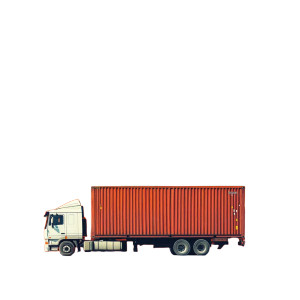 Logistics Truck Vinyl Car Decal Sticker – Waterproof & UV-Resistant 8"