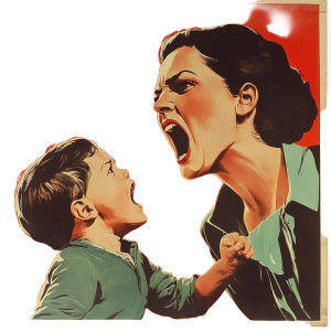 Soviet Poster Yelling Vinyl Car Decal Sticker – Waterproof & UV-Resistant 8"