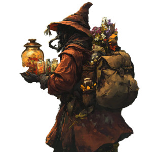 Traveling Alchemist Vinyl Car Decal Sticker – Waterproof & UV-Resistant 8"