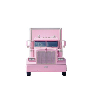 Pastel Pink Truck Vinyl Car Decal Sticker – Waterproof & UV-Resistant 8"