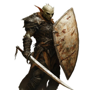 Fantasy Warrior Hobgoblin Vinyl Car Decal Sticker – Waterproof & UV-Resistant 8"