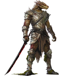 Bronze Dragonborn Warrior V4 Vinyl Car Decal Sticker – Waterproof & UV-Resistant 8"