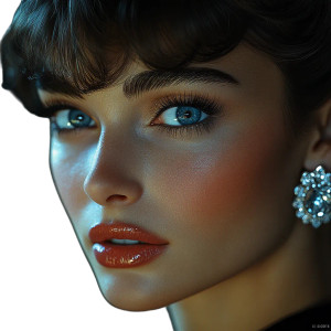 Audrey Hepburn Art Vinyl Car Decal Sticker – Waterproof & UV-Resistant 8"