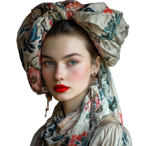 Elegant Russian Portrait Vinyl Car Decal Sticker – Waterproof & UV-Resistant 8" Elegant Russian Portrait Vinyl Car Decal Sticker – Waterproof & UV-Resistant 8"