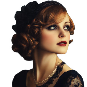 1920'S Stage Actress Vinyl Car Decal Sticker – Waterproof & UV-Resistant 8" 1920'S Stage Actress Vinyl Car Decal Sticker – Waterproof & UV-Resistant 8"