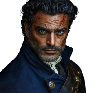 Regal Blue Captain Vinyl Car Decal Sticker – Waterproof & UV-Resistant 8"