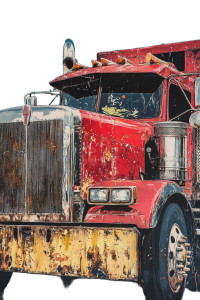 Semi Truck V5 Vinyl Car Decal Sticker – Waterproof & UV-Resistant 8" Semi Truck V5 Vinyl Car Decal Sticker – Waterproof & UV-Resistant 8"