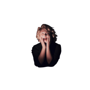 Funny Woman Photo Vinyl Car Decal Sticker – Waterproof & UV-Resistant 8"
