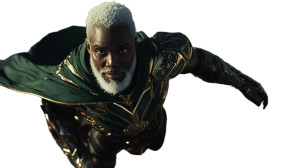 Futuristic Black God Vinyl Car Decal Sticker – Waterproof & UV-Resistant 8"