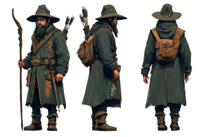 Adventuring Wizard Jon Vinyl Car Decal Sticker – Waterproof & UV-Resistant 8"